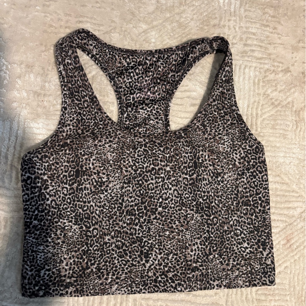 Leopard Print Racerback Tank Top - Picture 5 of 5